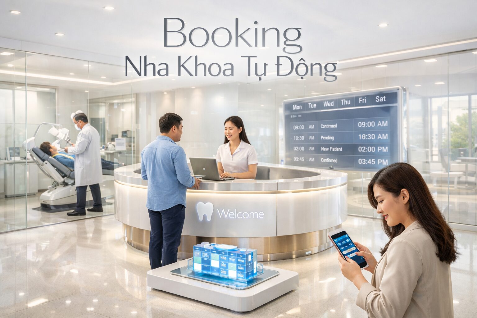 Setup Hệ Thống Đặt Lịch Nha Khoa Hẹn Online
