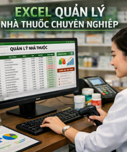Thiết Kế File Excel Quản Lý Nhà Thuốc Theo Yêu Cầu